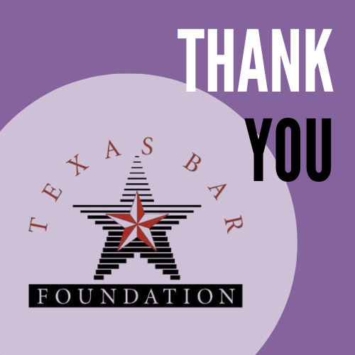TX bar foundation thank you